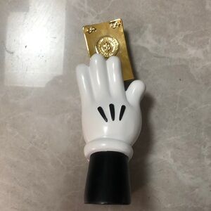 Golden US dollars ornaments